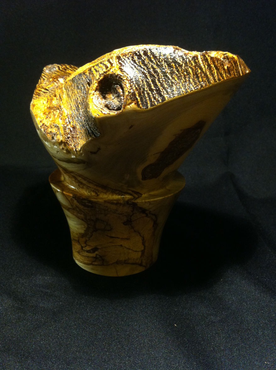 Vase en bois d'oranger